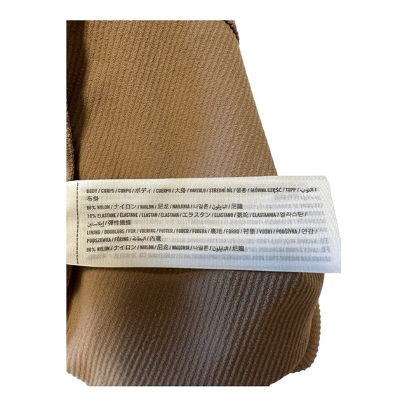 Abercrombie & Fitch Seamless Rib Fabric Tank Bodysuit - Size Large - Picture 6 of 11